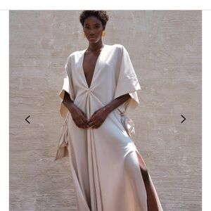 Andrea Iyamah Swim Coverup GAMBA IVORY ROBE